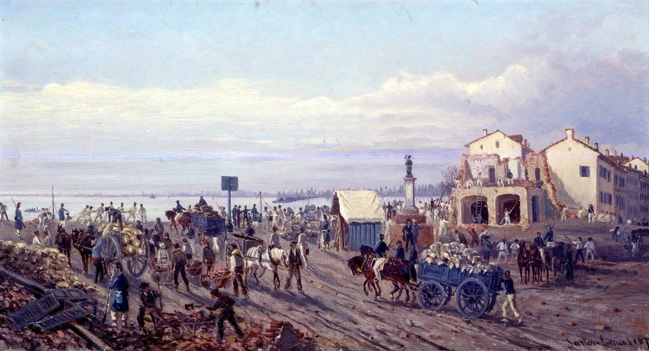 Il Po a Casalmaggiore - Galleria Nazionale di Parma 1